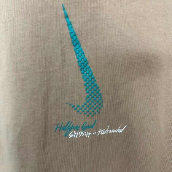 Nike Max 90 Standard T Shirt Tan Mens Size M 100% Cotton Soft Relaxed Fit Sports - Picture 8 of 10